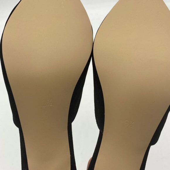 XYD Women Pointed Toe Sandal Pumps Mid Kitten Heel - Picture 8 of 9